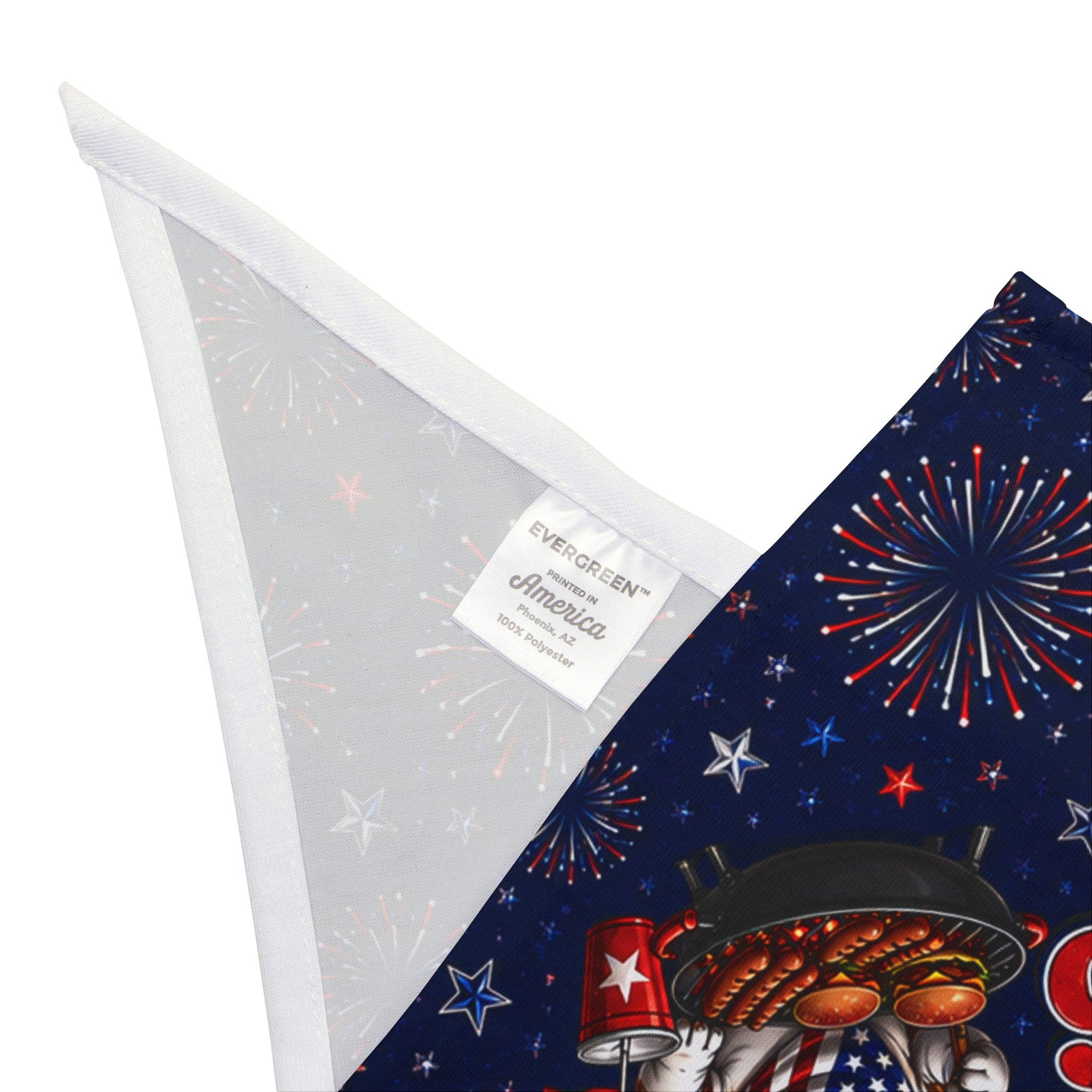 Party Like it's 1776 4th of July Dog Bandana (English)