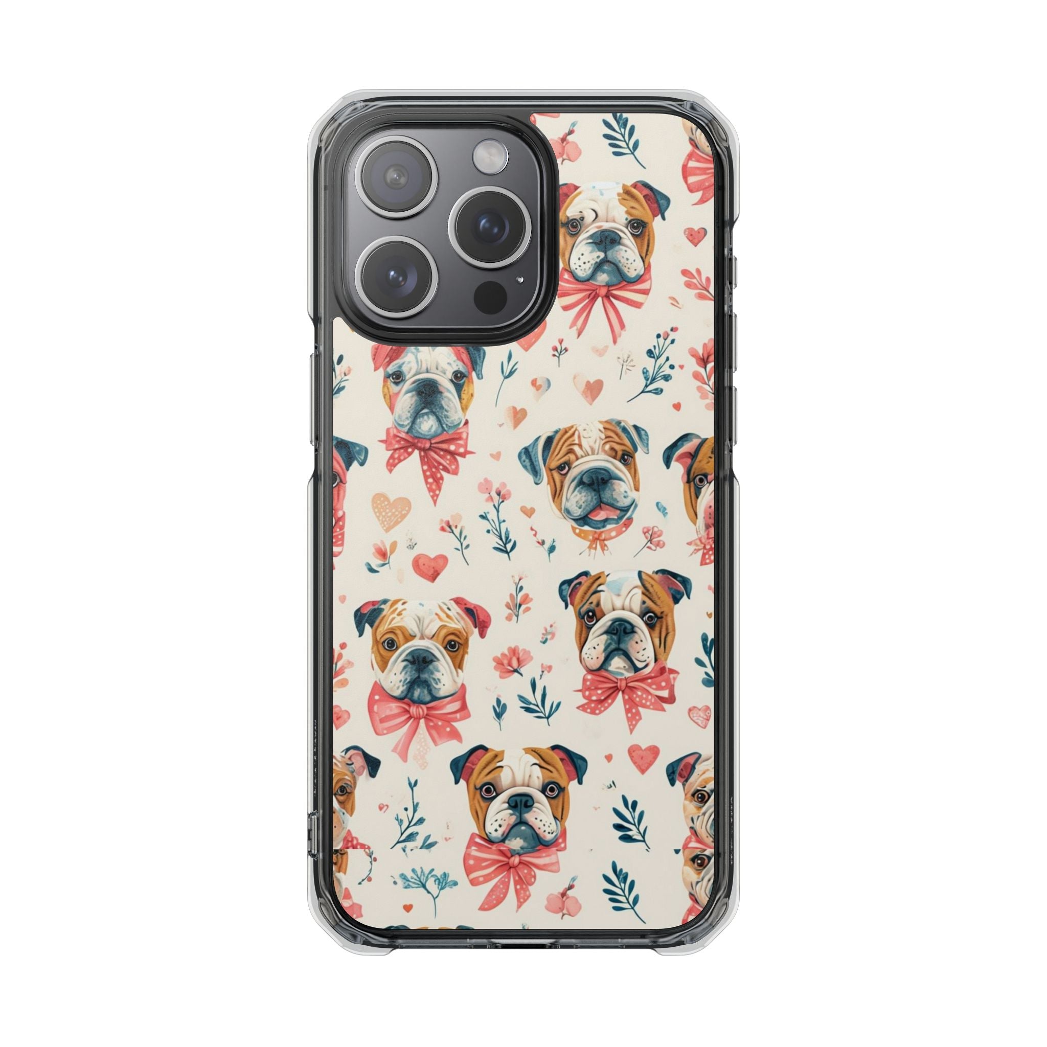 Puppy Love Protection Phone Case (Coquette/English)