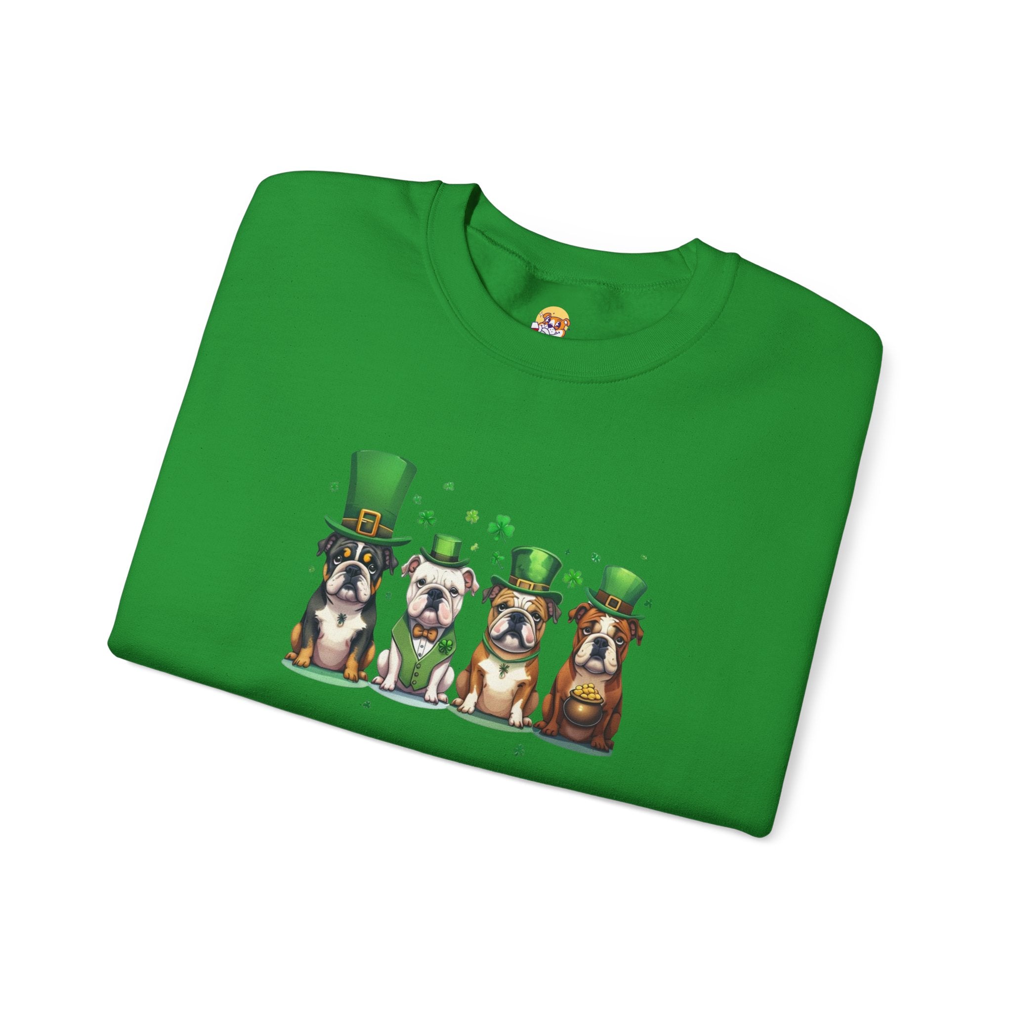 Tipsy Bully St. Patrick's Day Sweatshirt: Leprechauns (English)