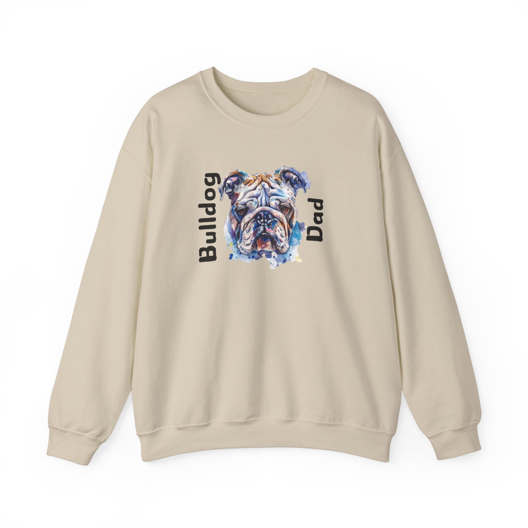 "Bulldog Dad" crew neck sweatshirt (English)