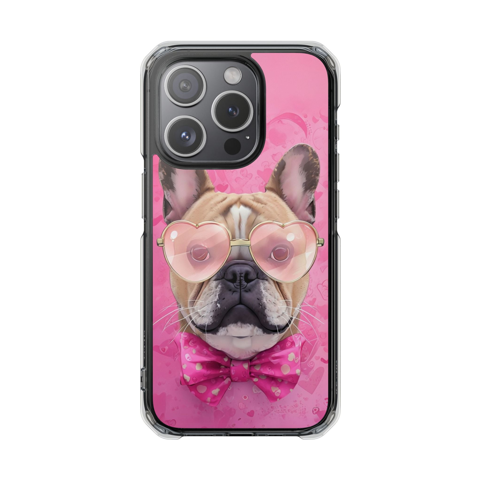 Puppy Love Protection Valentine's Day Phone Case (French)