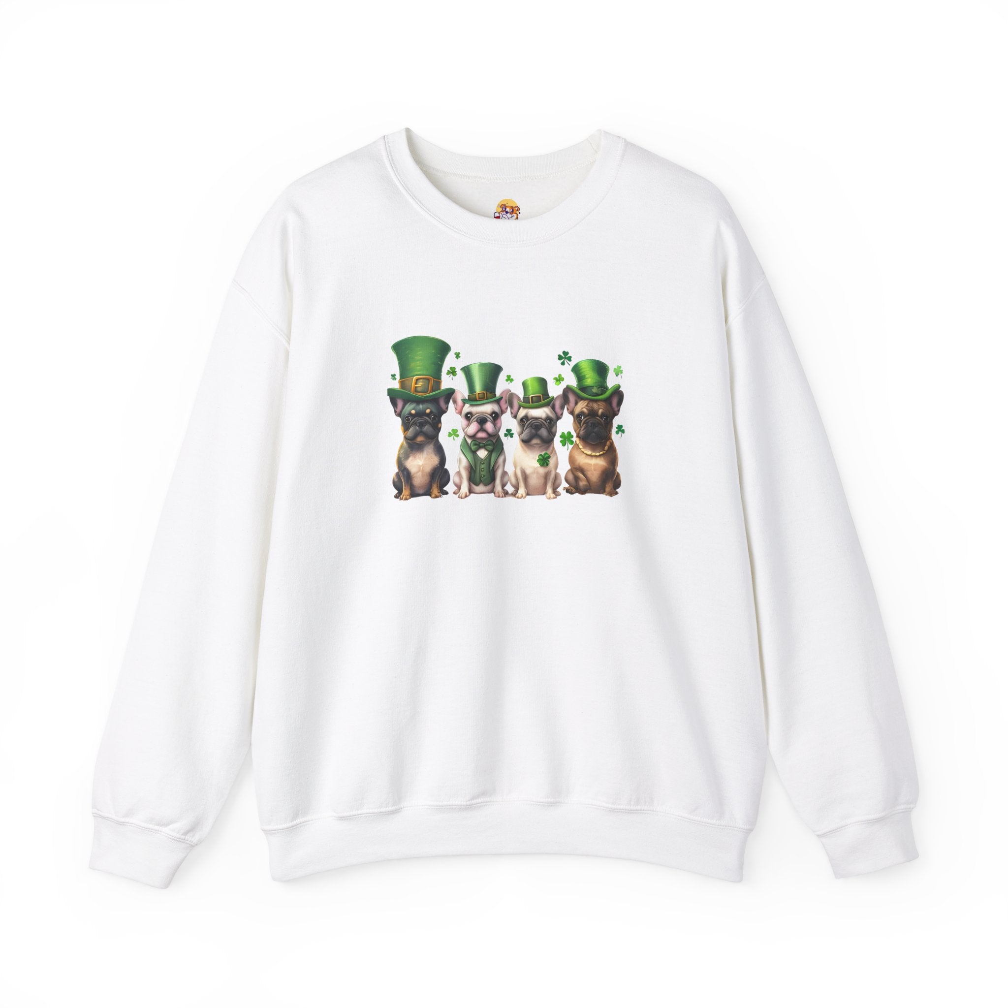 Tipsy Bully St. Patrick's Day Sweatshirt: Leprechauns (French)