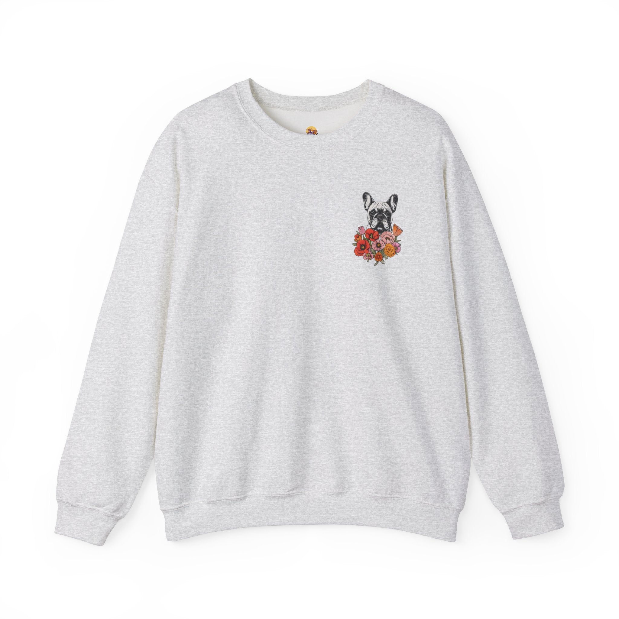 Frenchie Mom Unisex Heavy Blend™ Crewneck Sweatshirt (French)