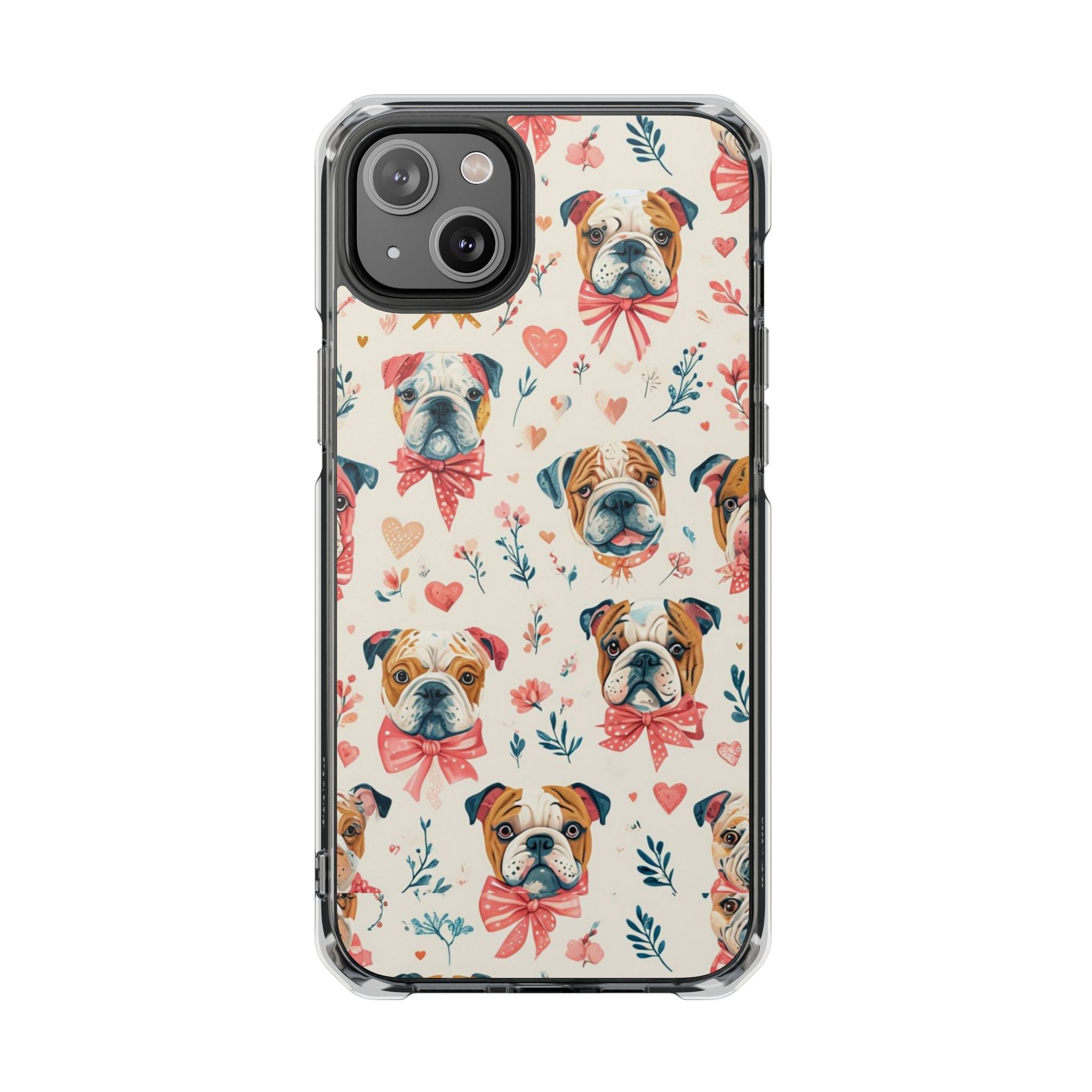 Puppy Love Protection Phone Case (Coquette/English)