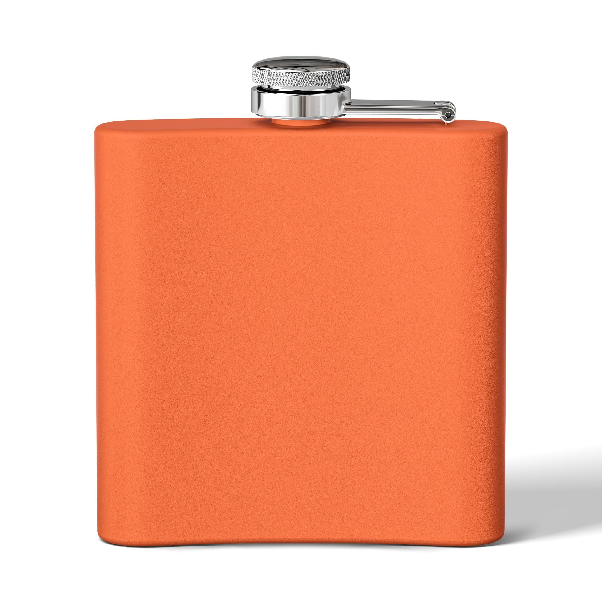 Bulldog Dad 6oz Stainless Steel Flask — "Fueled by Bourbon & Bad Decisions" (English)