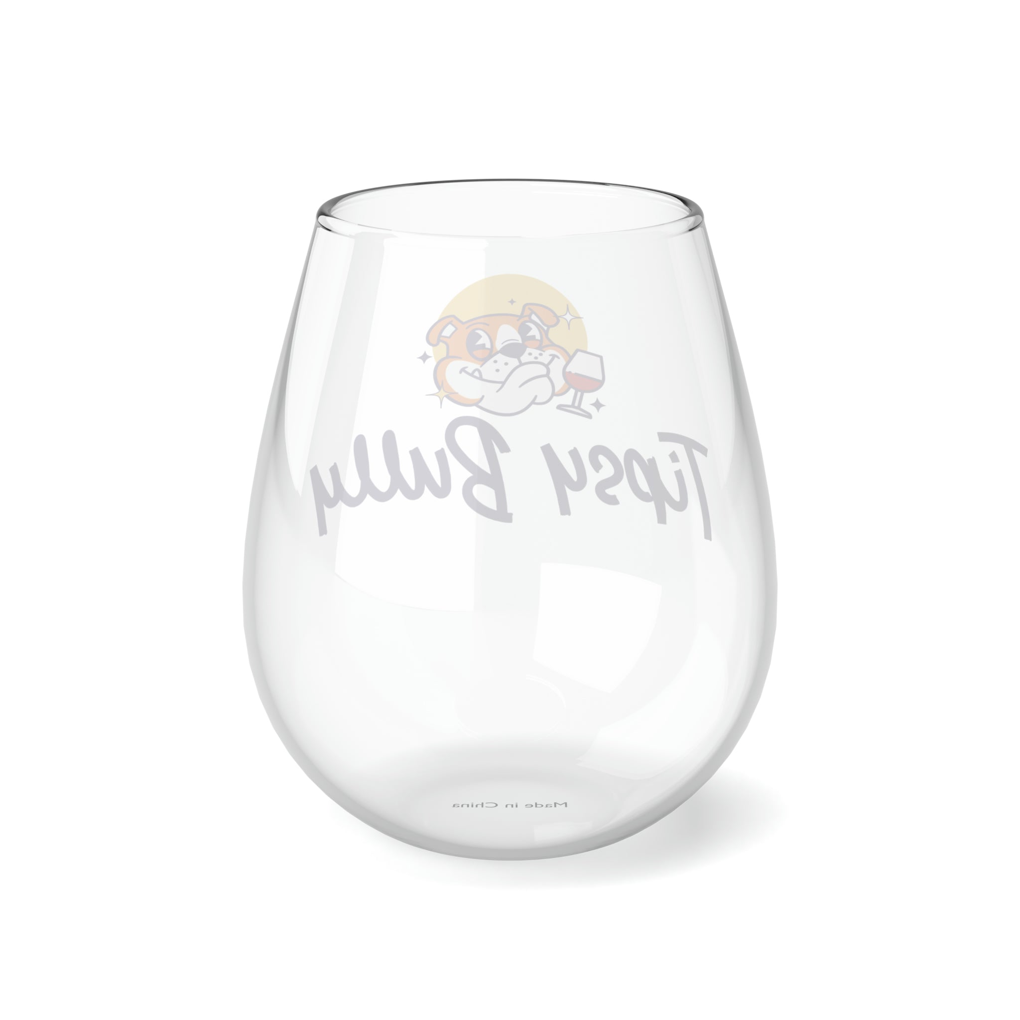 Tipsy Bully's Signature Sipper: The Stemless Wonder 🍷🐶