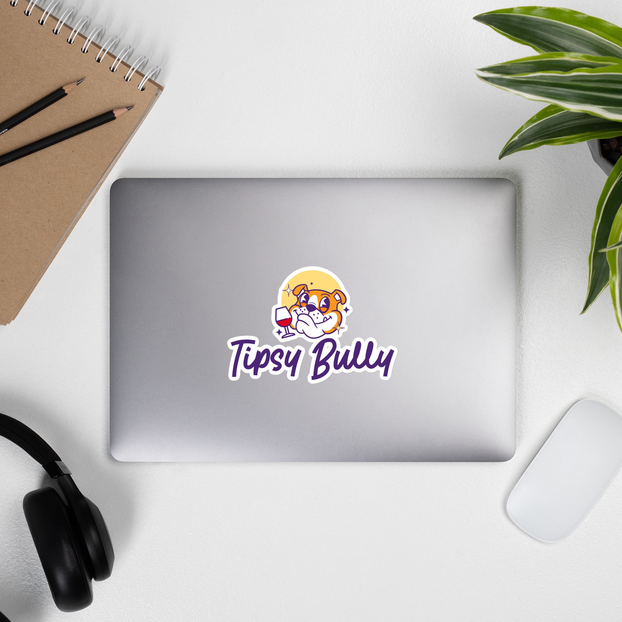Tipsy Bully Logo Stickers: Paws, Pour, and Stick!