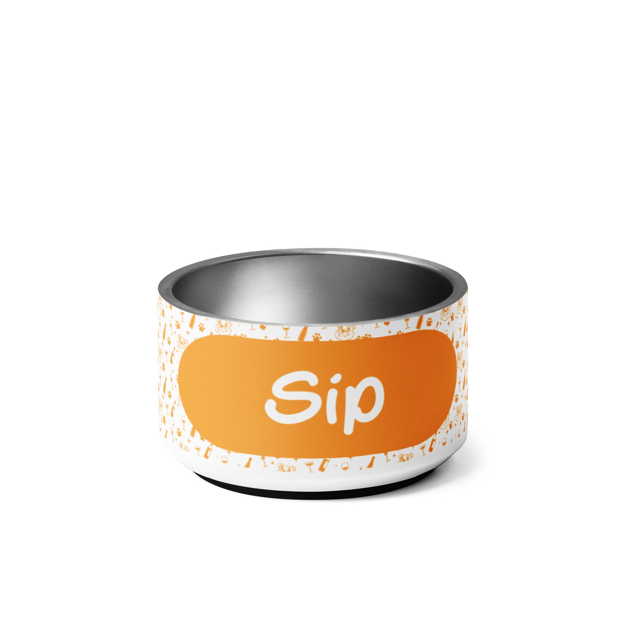 Pet bowl - Sip - Orange