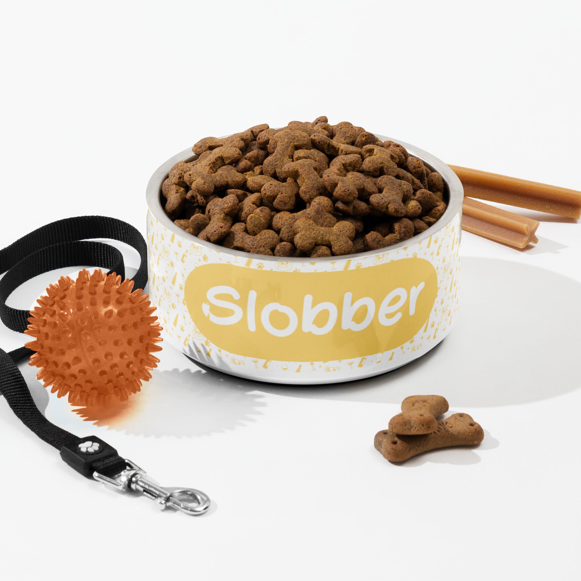 Pet bowl - Slobber - Yellow