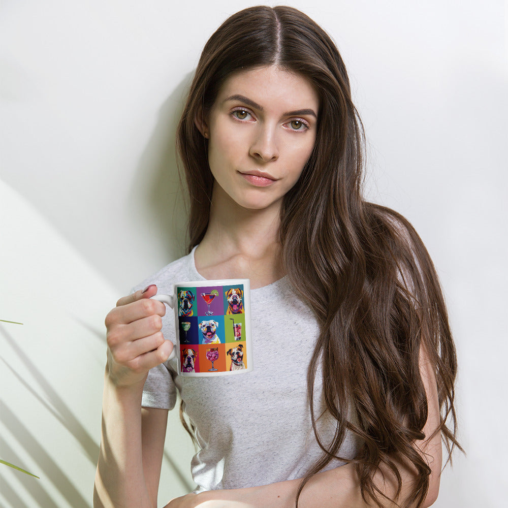 Paws & Cocktails Pop Art Mug (English)