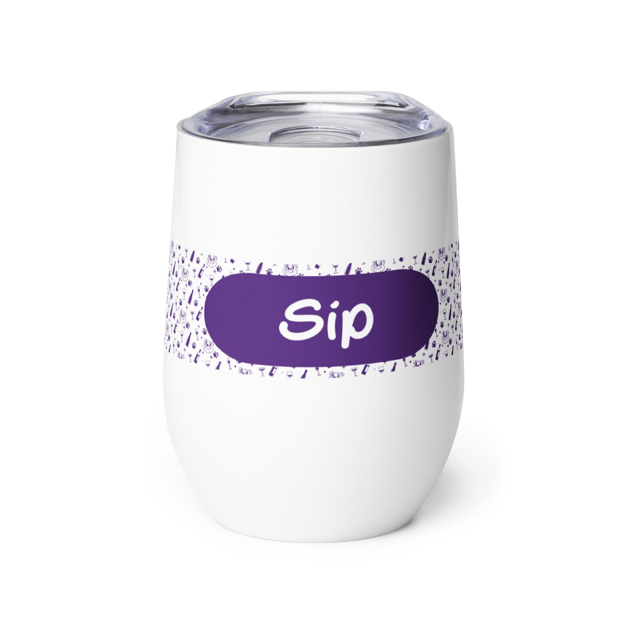 Wine tumbler - Sip - Purple